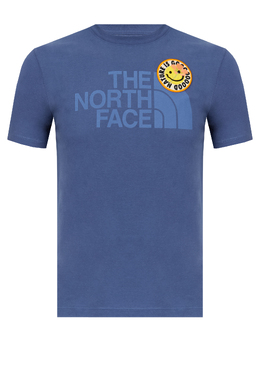 THE NORTH FACE: Синяя футболка 