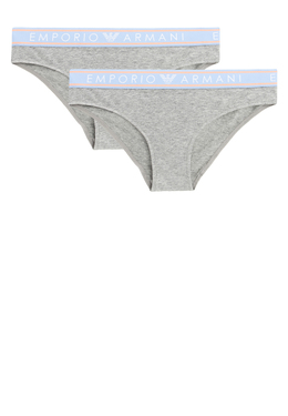 EMPORIO ARMANI Underwear: Серые трусы 