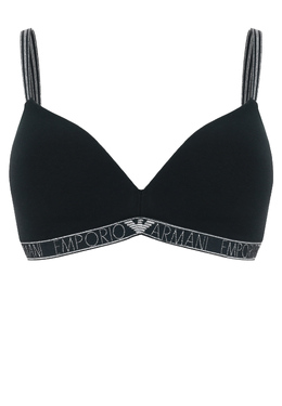 EMPORIO ARMANI Underwear: Чёрный бюстгальтер 