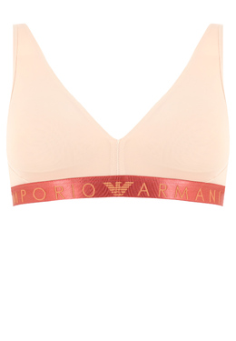 EMPORIO ARMANI Underwear: Бежевый бюстгальтер 