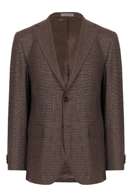 CORNELIANI: Коричневый костюм 