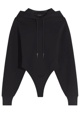 MUGLER: Чёрный боди 