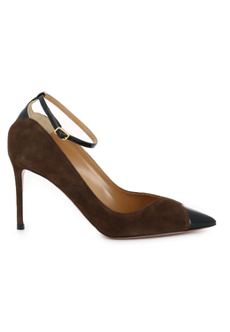 AQUAZZURA: Коричневые туфли 