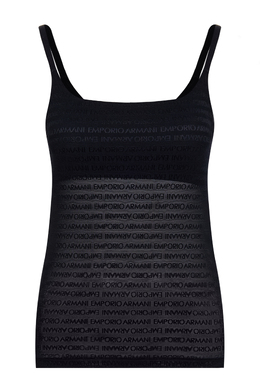 EMPORIO ARMANI Underwear: Чёрная майка 