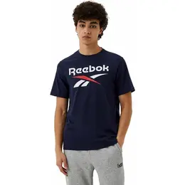 Reebok: Тёмная футболка 