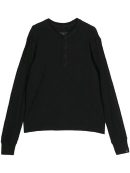 rag & bone: Футболка на пуговицах 
