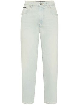 Philipp Plein: Светлые джинсы  Skull