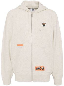 AAPE BY *A BATHING APE®: Светлый кардиган 
