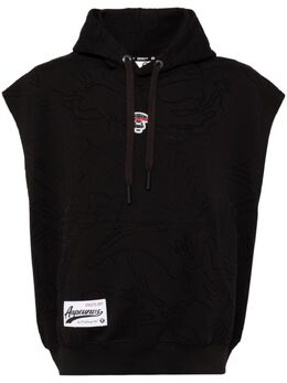 AAPE BY *A BATHING APE®: Чёрная толстовка 