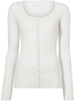 Proenza Schouler White Label: Белый кардиган 