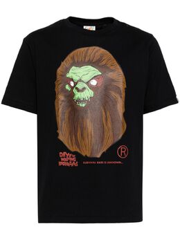 A BATHING APE®: Чёрная футболка 