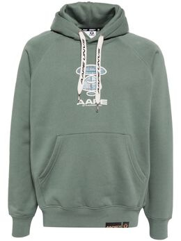 AAPE BY *A BATHING APE®: Зелёная толстовка 
