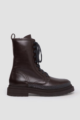 Brunello Cucinelli: Тёмные ботинки 