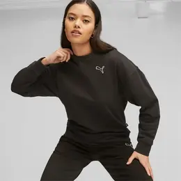 PUMA: Чёрный свитшот  Essentials