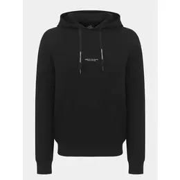 Armani Exchange: Чёрная толстовка 