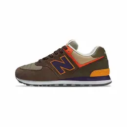 New Balance: Коричневые кроссовки  574