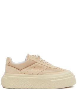 MM6 Maison Margiela: Бежевые кроссовки 