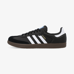 adidas: Чёрные кеды  Samba