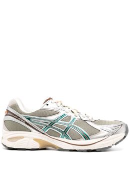 ASICS: Зелёные кроссовки 