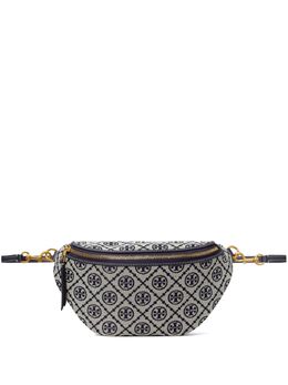 Tory Burch: Светлая поясная сумка 