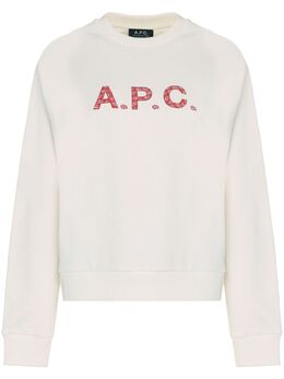 A.P.C.: Белый свитшот 