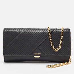 MICHAEL Michael Kors: Чёрный клатч 