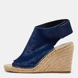 Celine: Голубые мокасины 