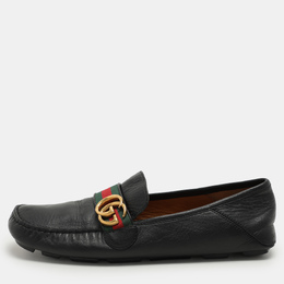 Gucci: Чёрные туфли  GG Marmont