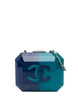 CHANEL Pre-Owned: Голубой клатч 