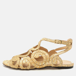 Charlotte Olympia: Жёлтые сандалии 