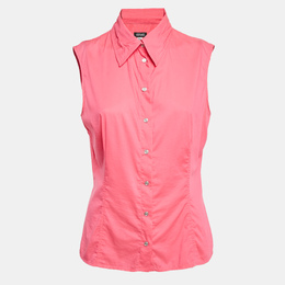 Versace Jeans Couture: Розовый топ 