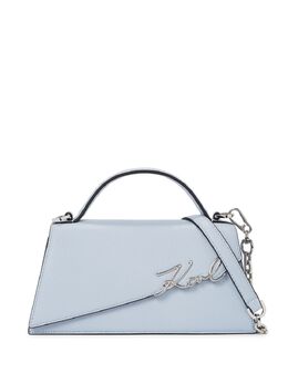 Karl Lagerfeld: Голубая сумка через плечо  Signature