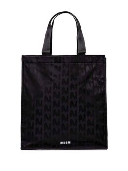 MSGM: Чёрная сумка-шоппер 