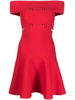 Alexander McQueen: Платье с открытыми плечами 