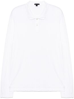 James Perse: Белое поло  Luxe Lotus