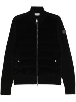 Moncler: Чёрный кардиган 