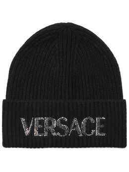Versace: Чёрная шапка 