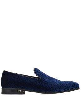 Ferragamo: Синие туфли 