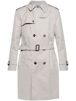 Burberry: Двубортный плащ 