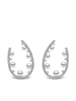 Yoko London: Серьги  Sleek Akoya