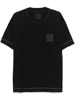 Givenchy: Чёрная футболка  4G