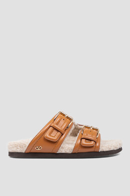 Valentino: Коричневые сандалии 
