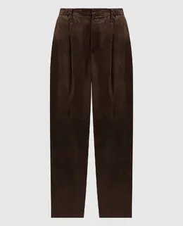 Brunello Cucinelli: Коричневые брюки 