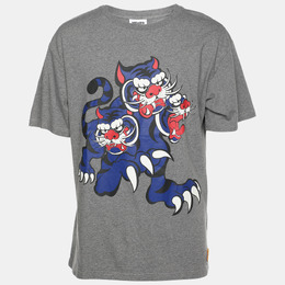Kenzo: Футболка  Kansai Yamamoto с тигровым принтом