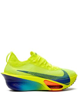 Nike: Зелёные кроссовки 