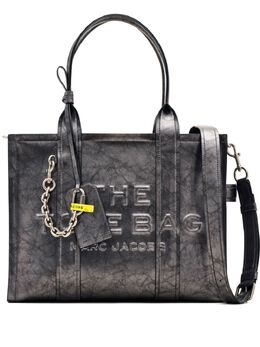 Marc Jacobs: Тёмная сумка-шоппер  The Metallic