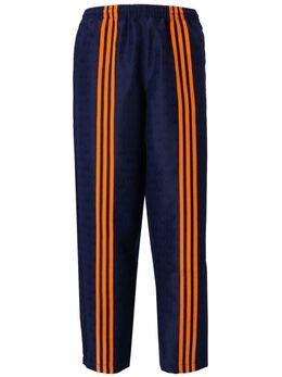 adidas: Голубые брюки 