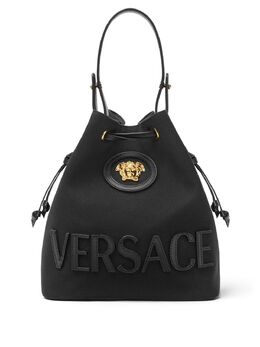 Versace: Чёрная сумка  La Medusa