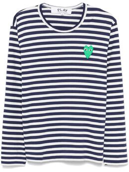 Comme Des Garçons Play: Голубая футболка  Heart
