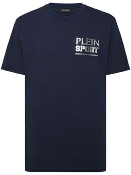 Plein Sport: Футболка с тигровым принтом 